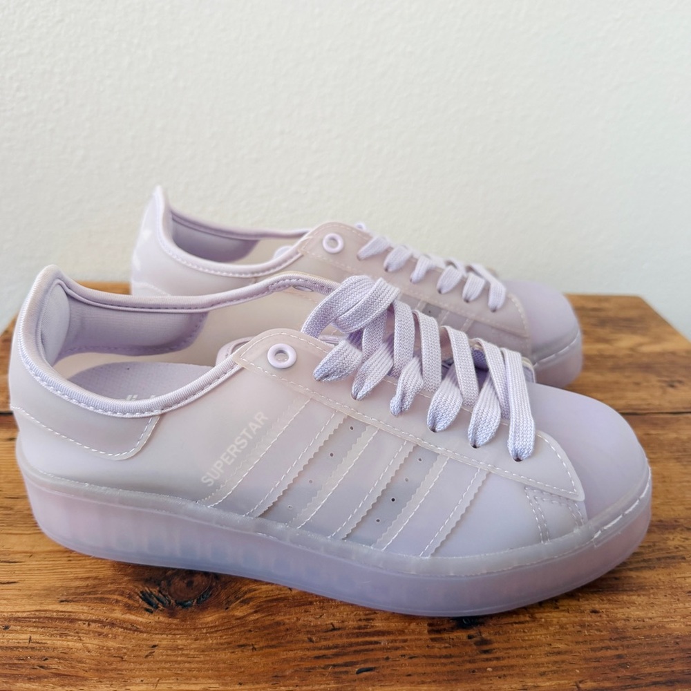 NWT Adidas Original Superstar Jelly Sneakers - Light Purple